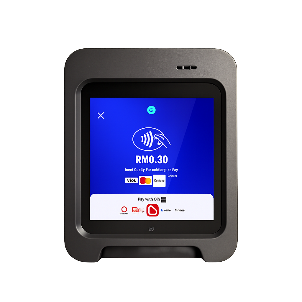 Gest Technology cashless payment terminal for QR and e-wallet transactions